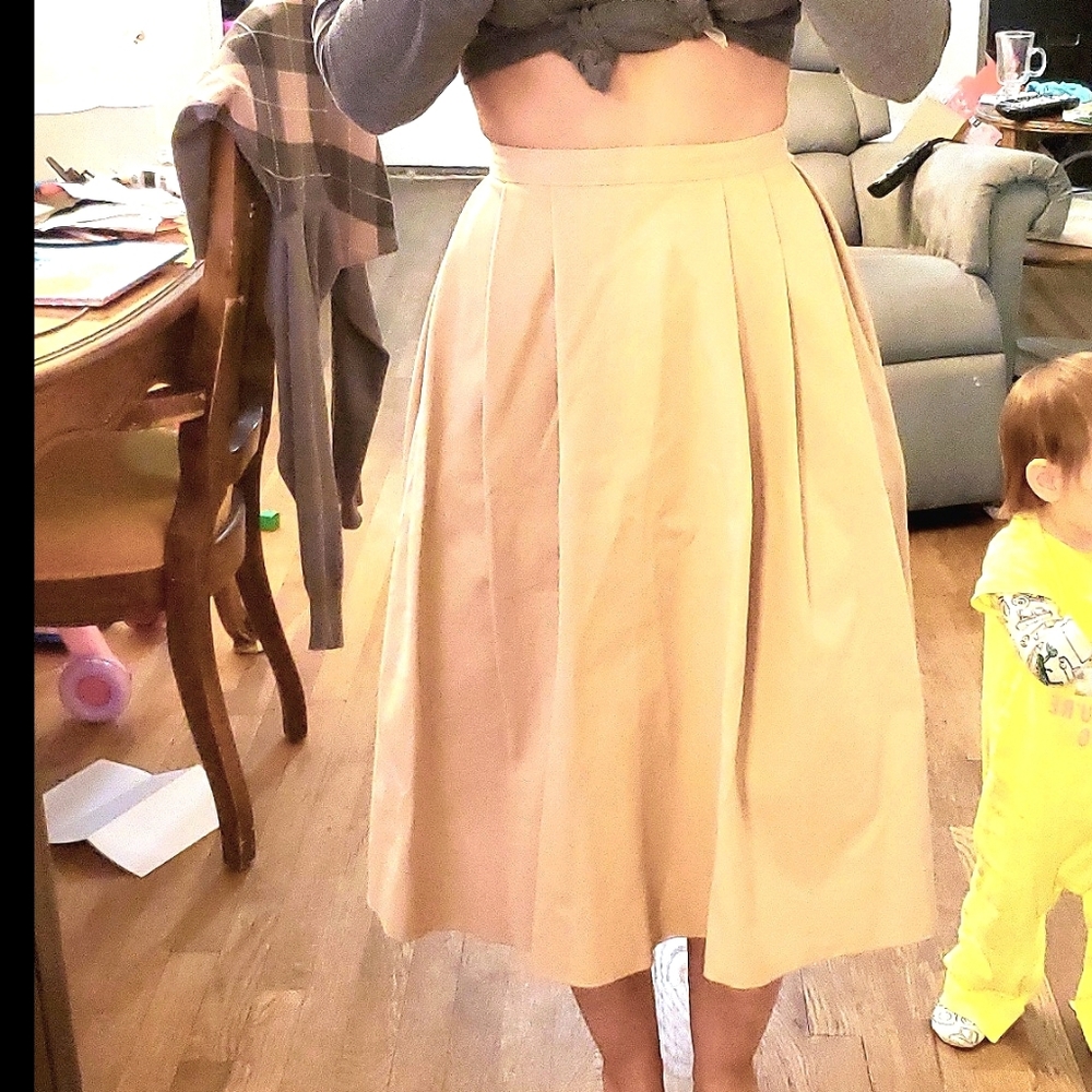 Custom made calf length skirt size sm/med